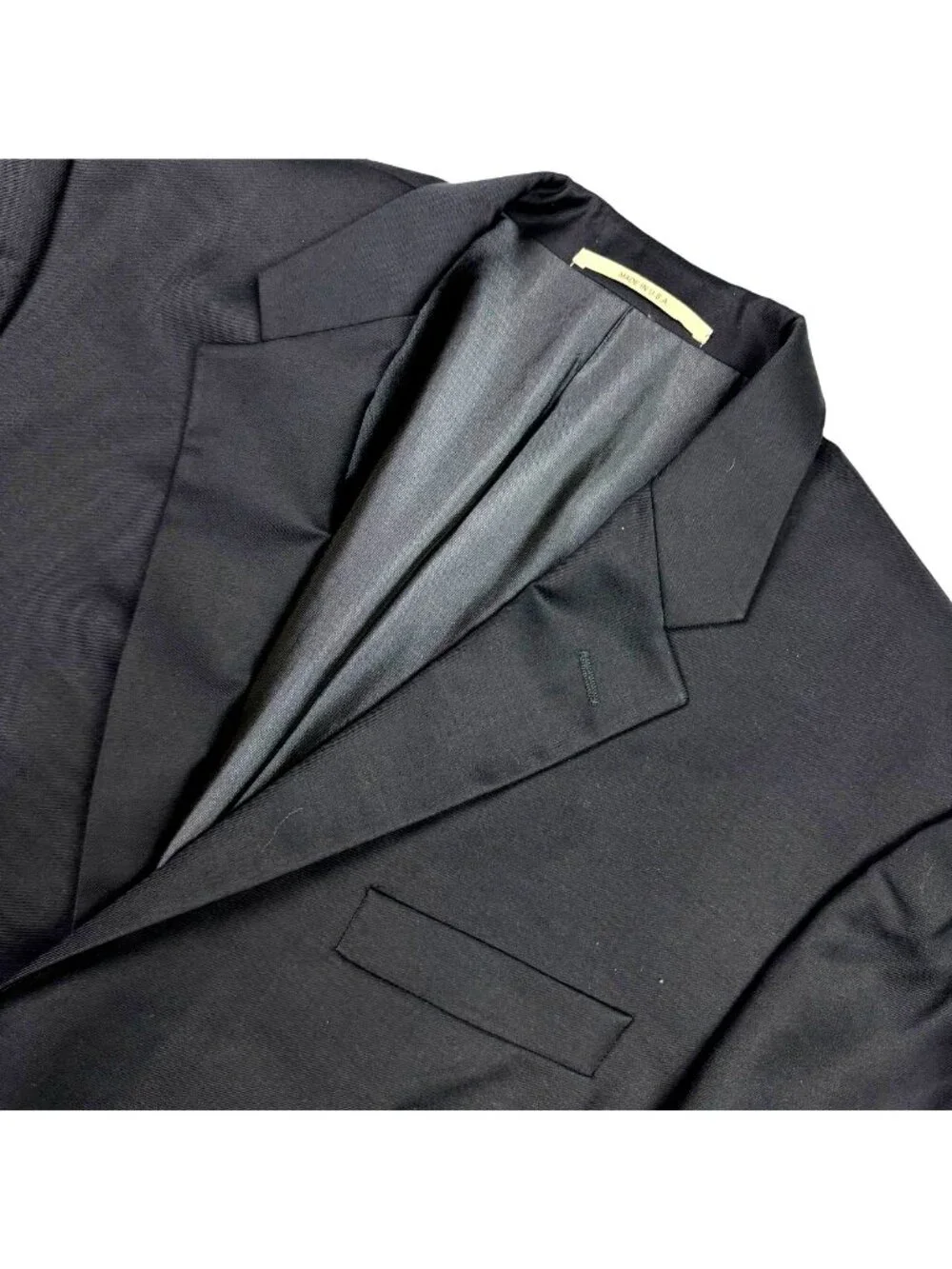 Hickey Freeman 100% Wool 2-Button Blazer Blue • 44R